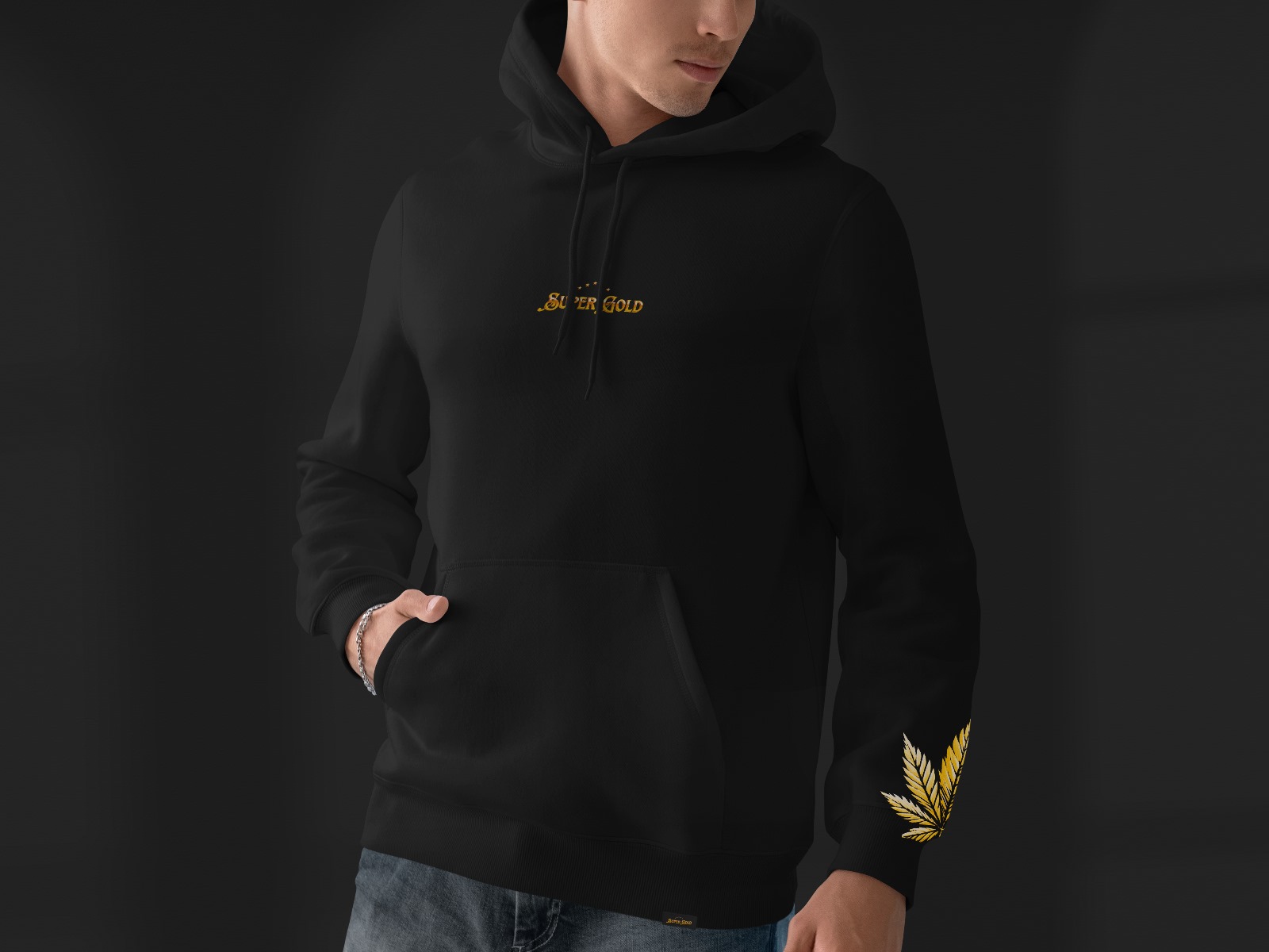 Sudadera Super Gold Unisex - Dorada